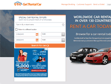 Tablet Screenshot of getrentalcar.com